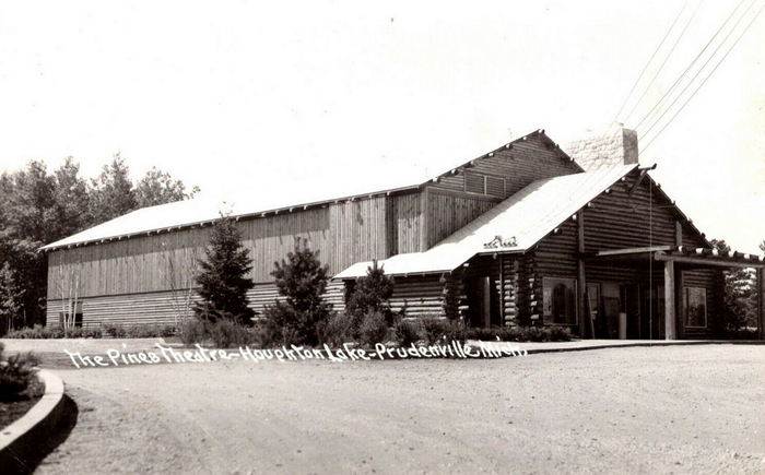 Pines Theatre - Vintage Postcard